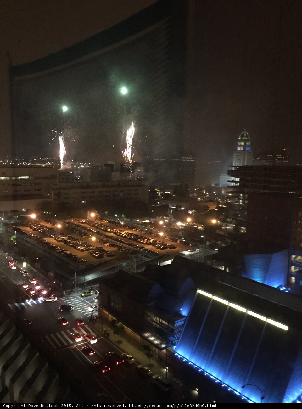 Small Fireworks Burst