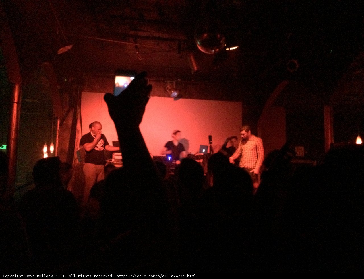 Urban Crowd Lights Up Night Club Stage