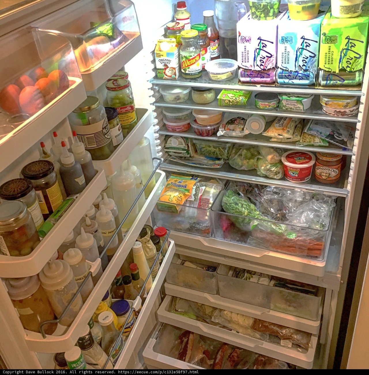 Fully Stocked Fridge