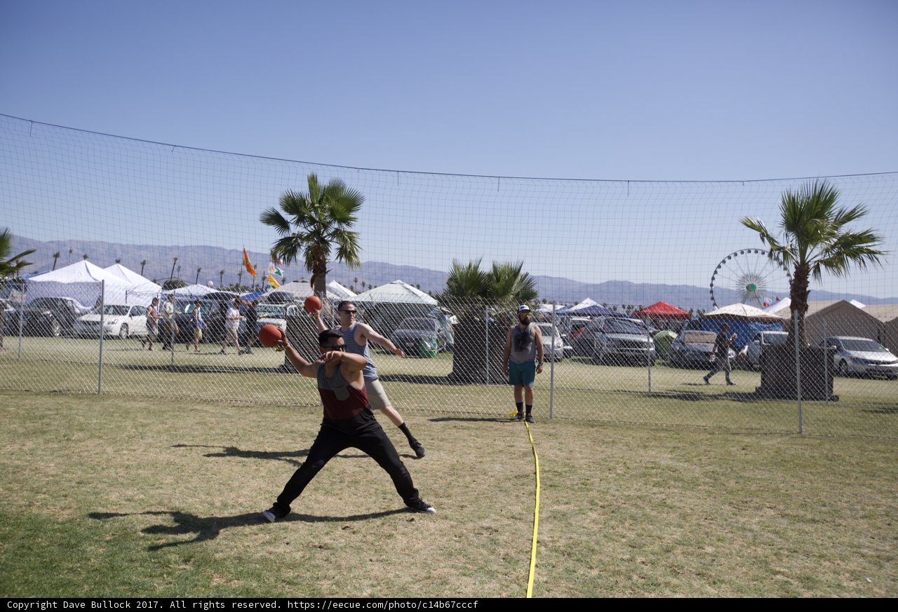Frisbee Fun in the Coachella Valley