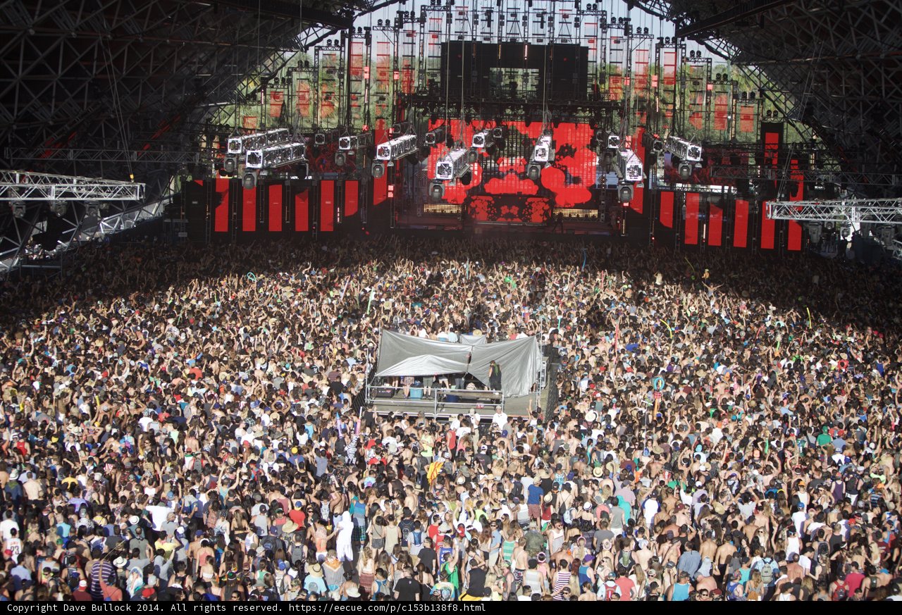 Coachella Crowd Goes Wild