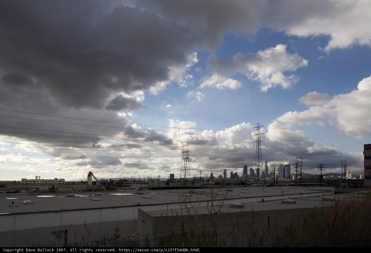 Cumulus Clouds and Power Lines
