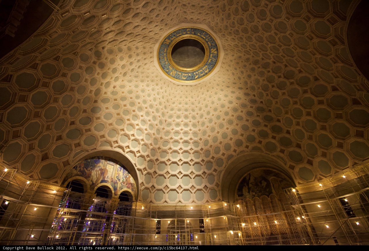 The Magnificent Vaulted Ceiling of the Library of Congress