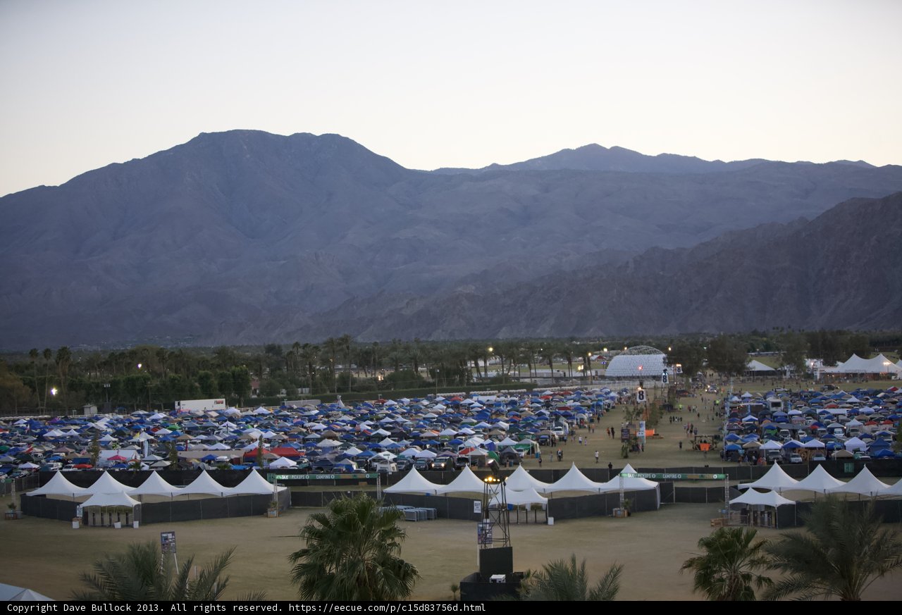 Camping in the Shadow of Mountains