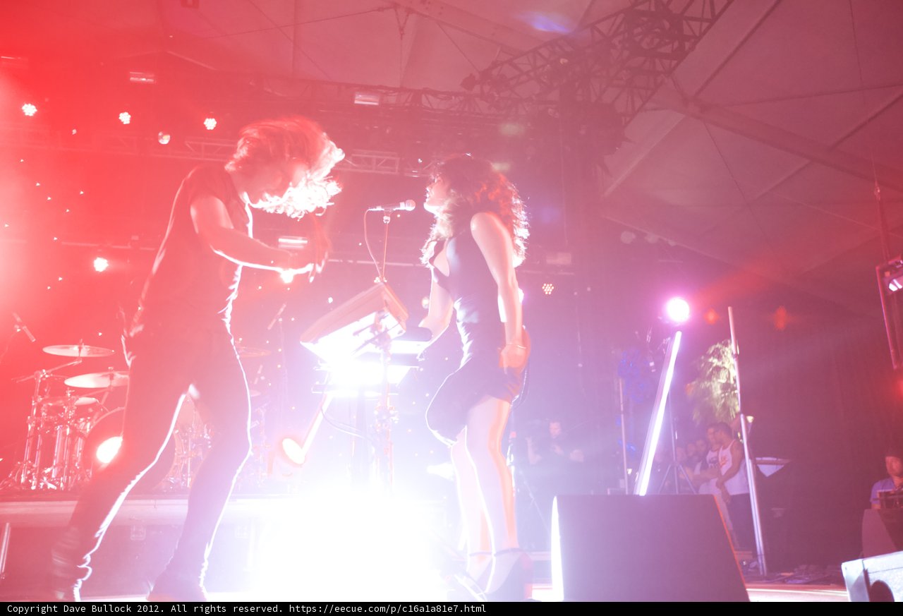 Rocking Under the Red Spotlight