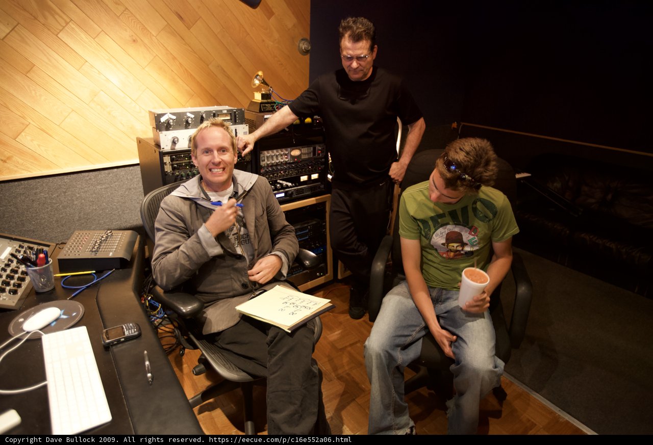 Recording Session with Three Musicians in Studio