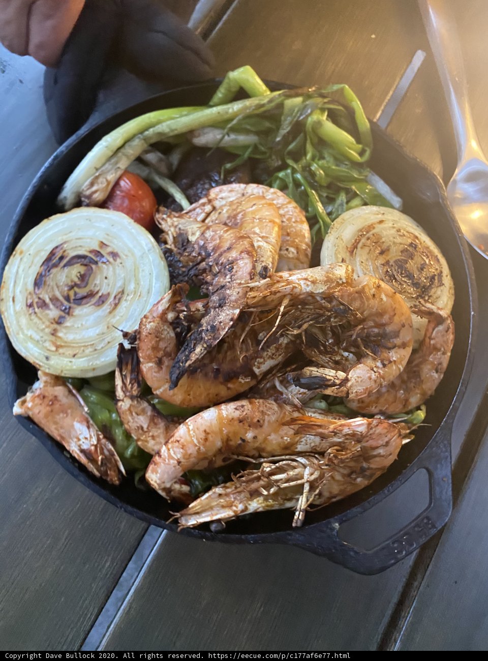 Shrimp and Vegetable Stir Fry in a Pan