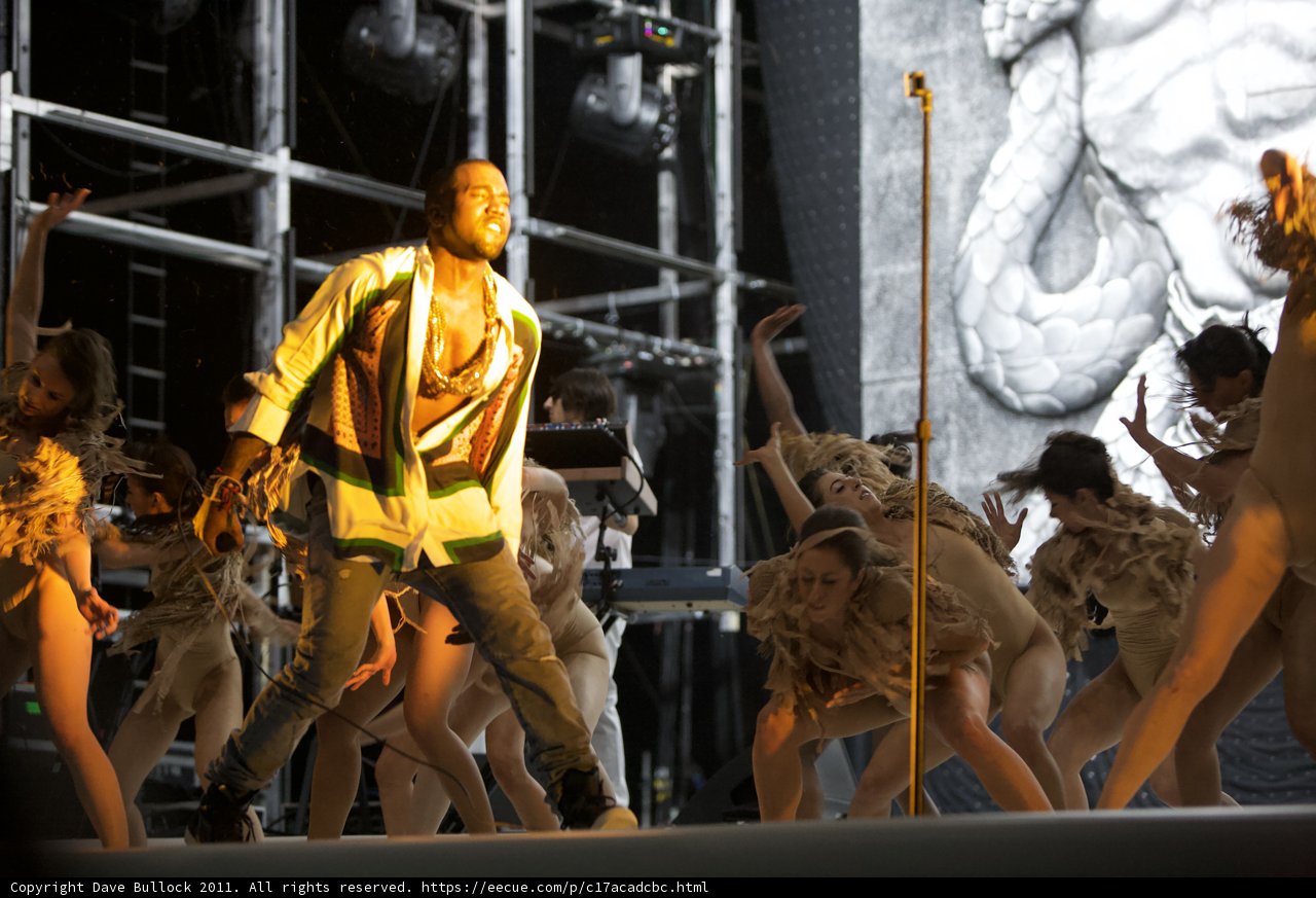 Kanye West Rocks the Stage at Coachella 2011