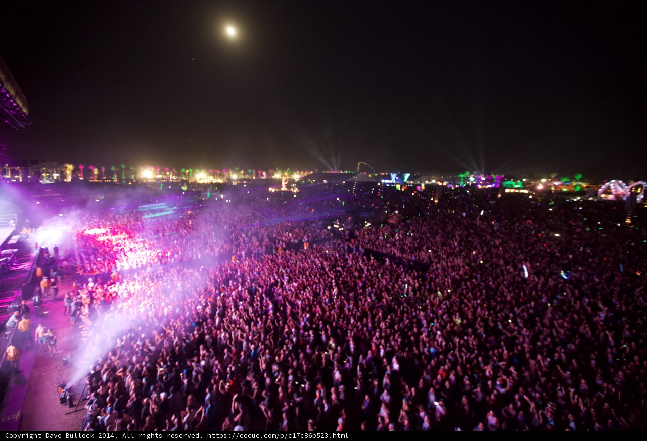 Electric Night Sky at Coachella