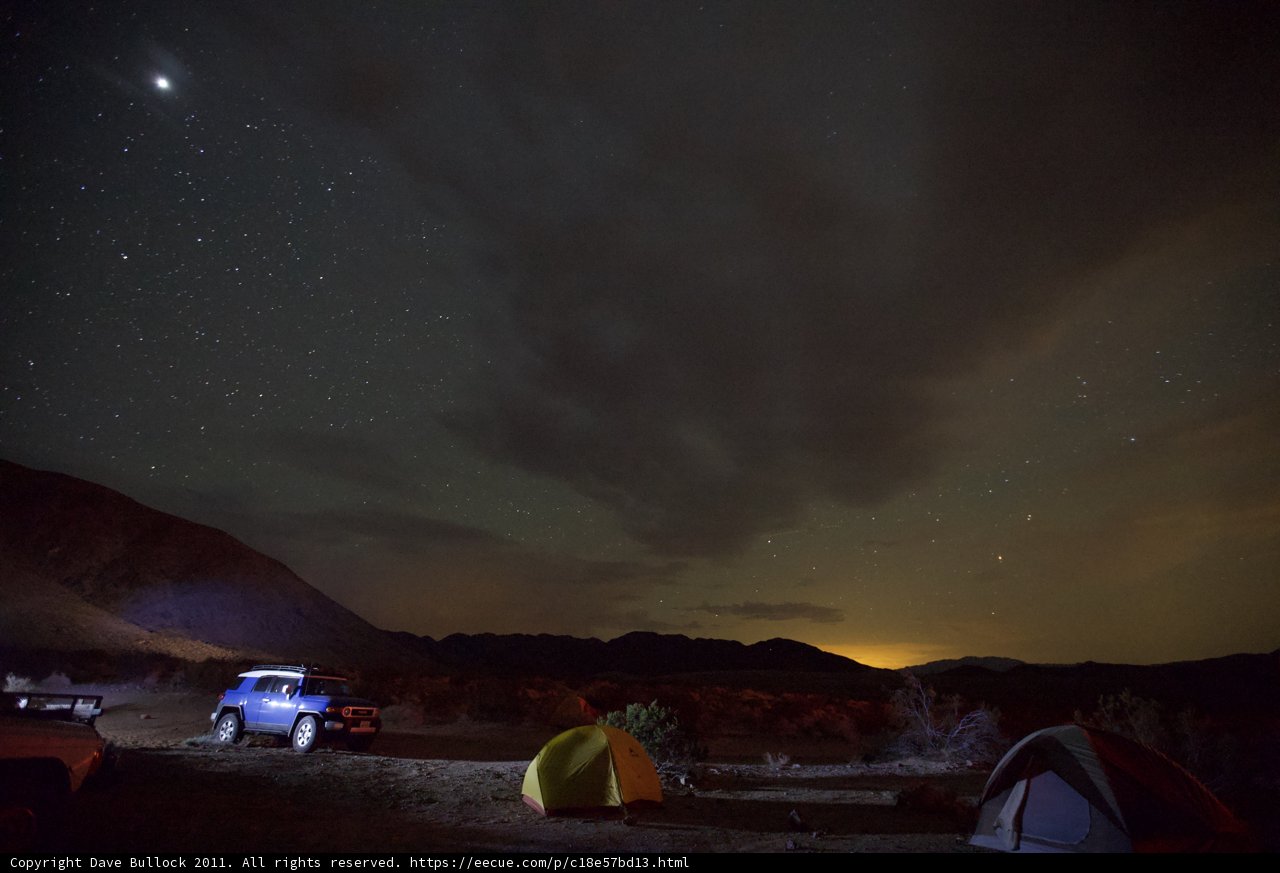 Night Camping Under the Stars
