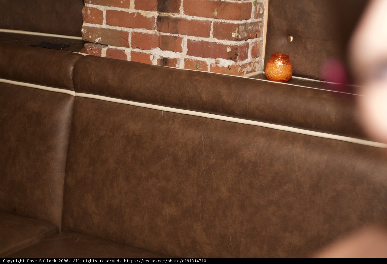 Relaxing on the Brick Couch