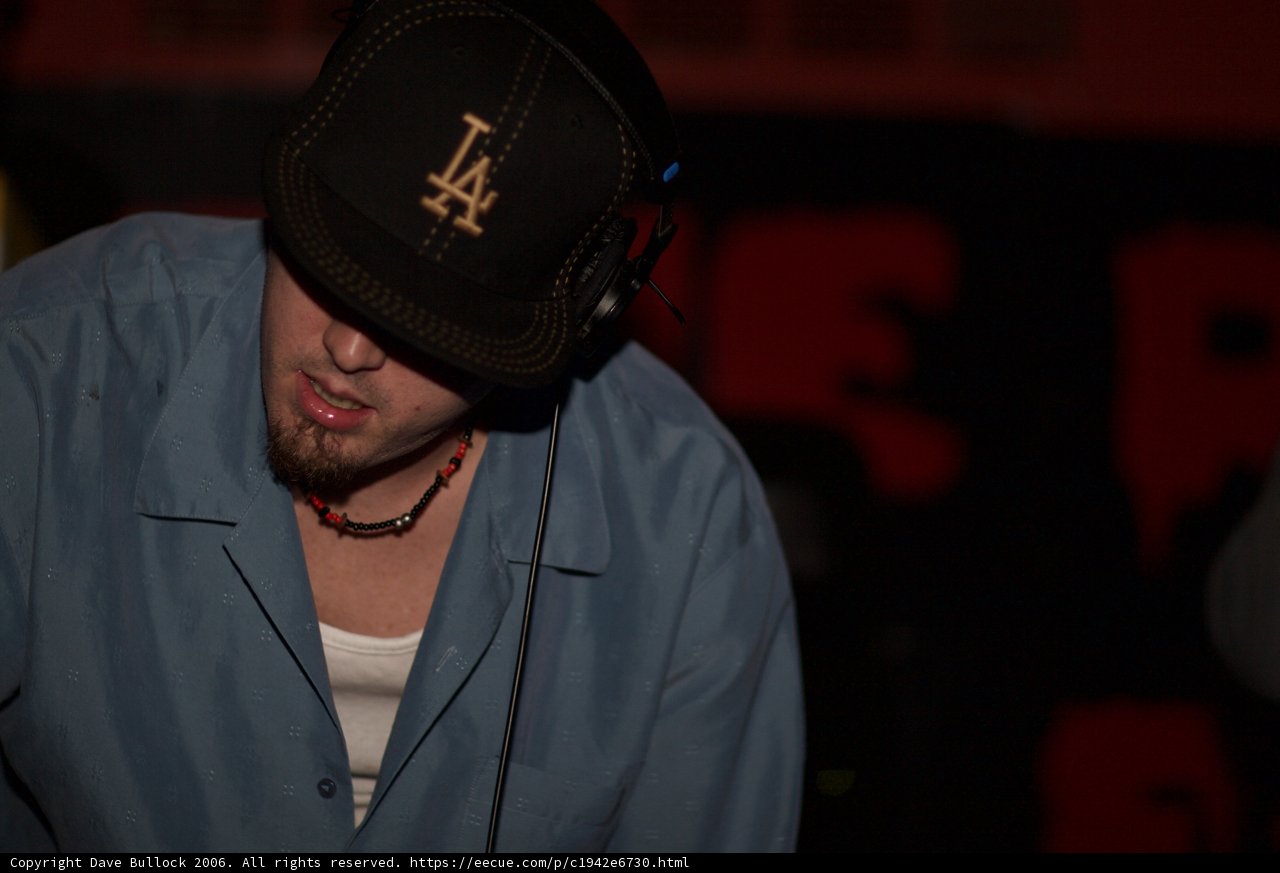 Partygoer in Headgear