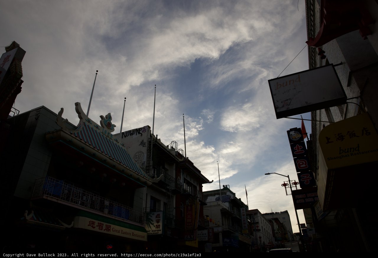Urban Symphony: A Dance of Clouds and Concrete