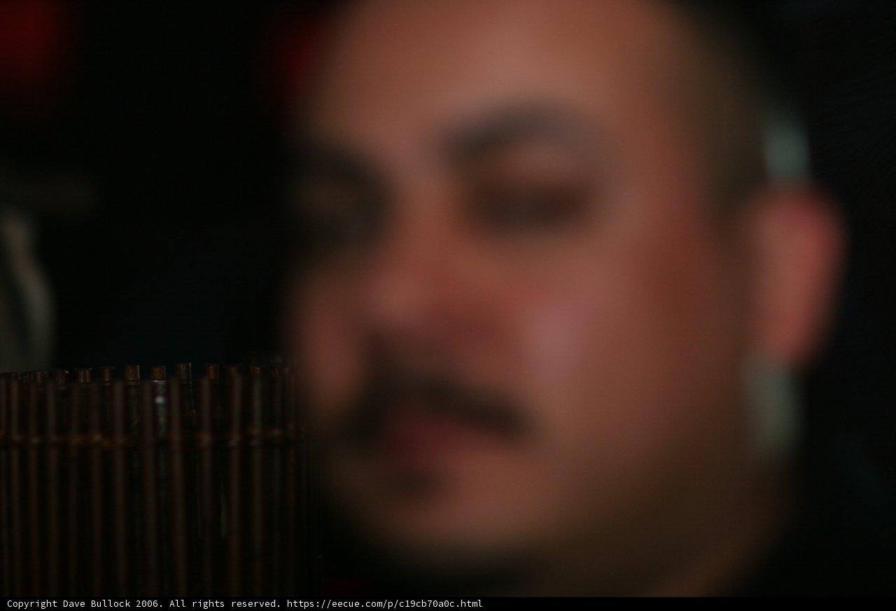 Mustached Man at the Club