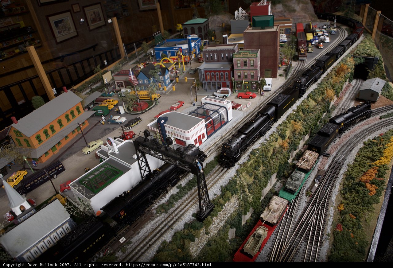 Miniature Town and Trains