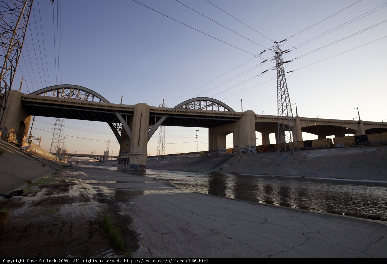 Freeway Overpass Bridge in the Heart of the City