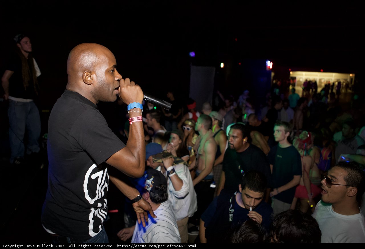 MC Q Bringing the Groove to a Nightclub