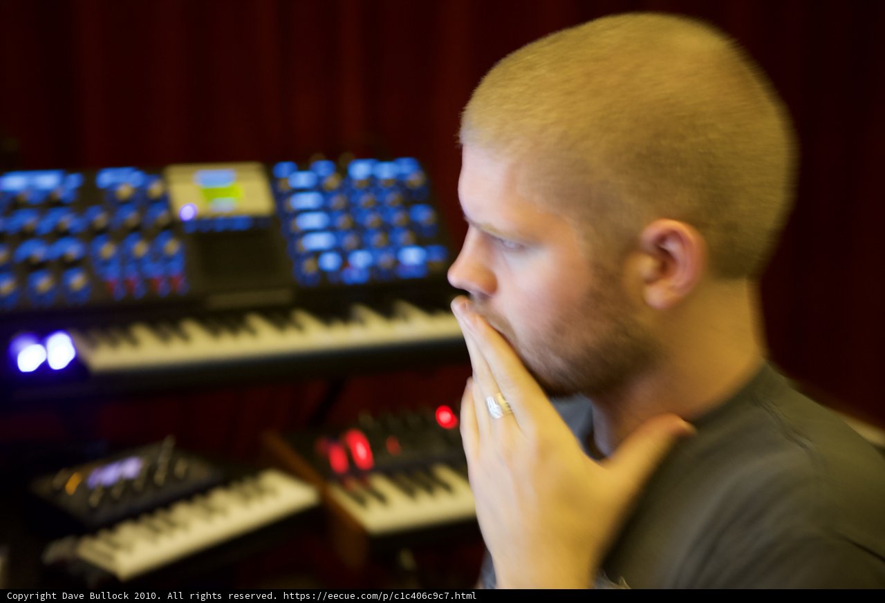 Morgan Page Playing the Keyboard