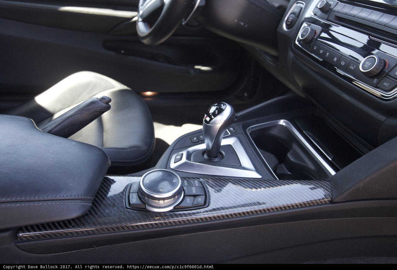 Sleek Carbon Fiber Interior of BMW M3 F82