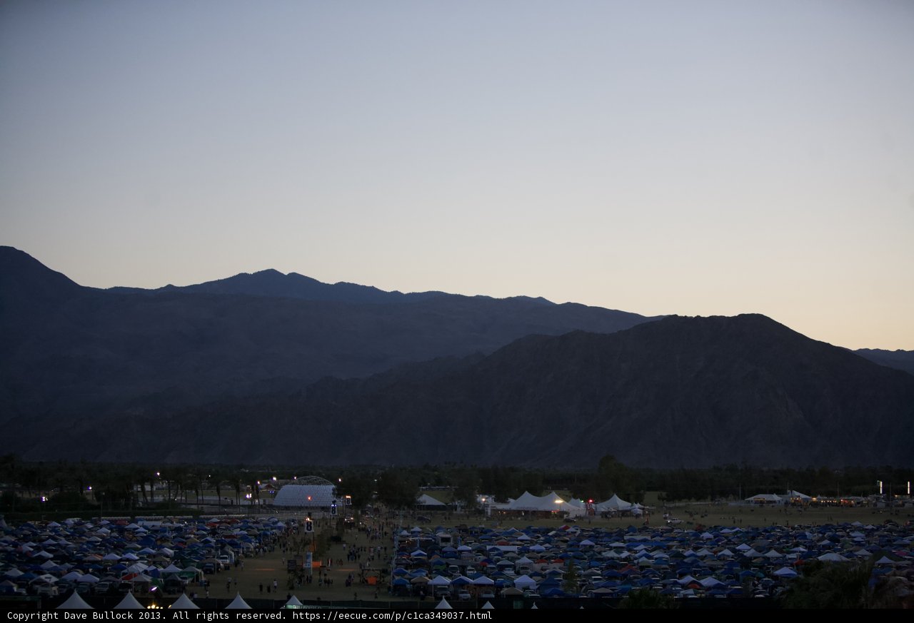 Mountainous Coachella Camping