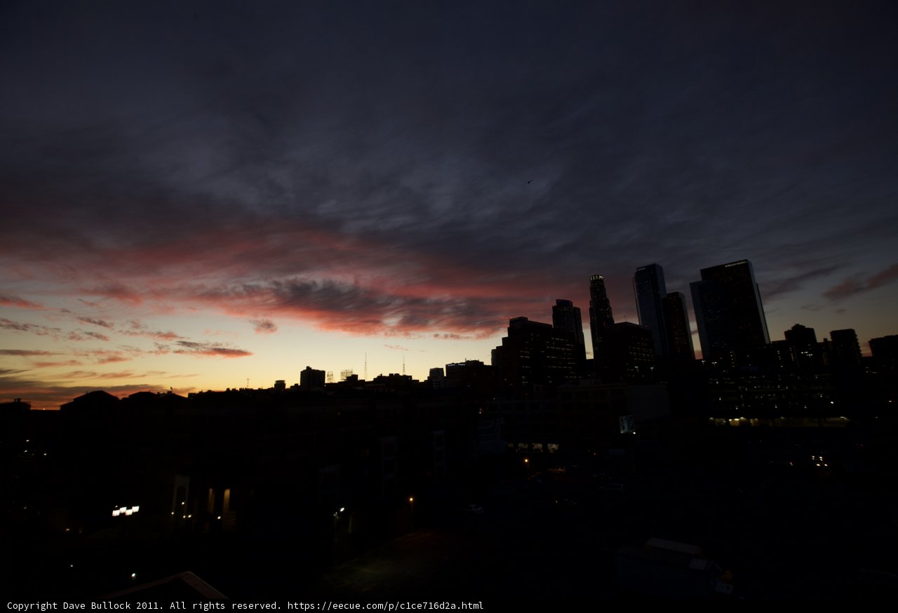 City Silhouette at Sunset