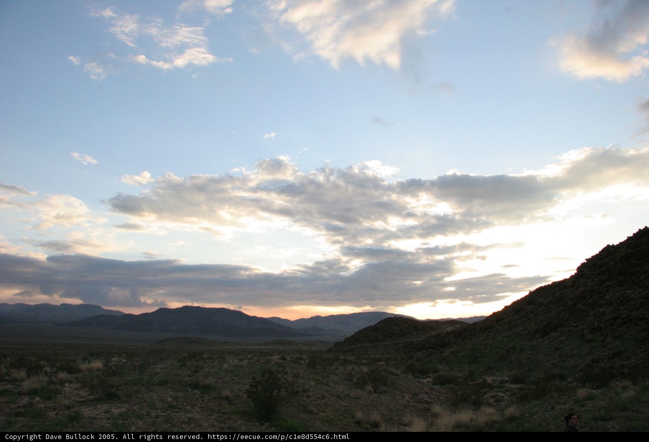 Serene Sunset Over Desert Plateau