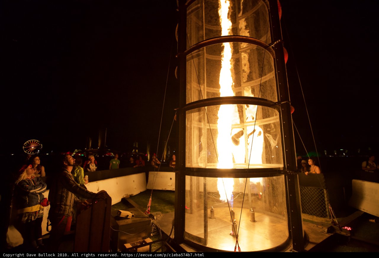 Towering Flames