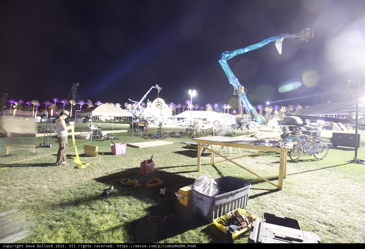 Working Under the Night Sky