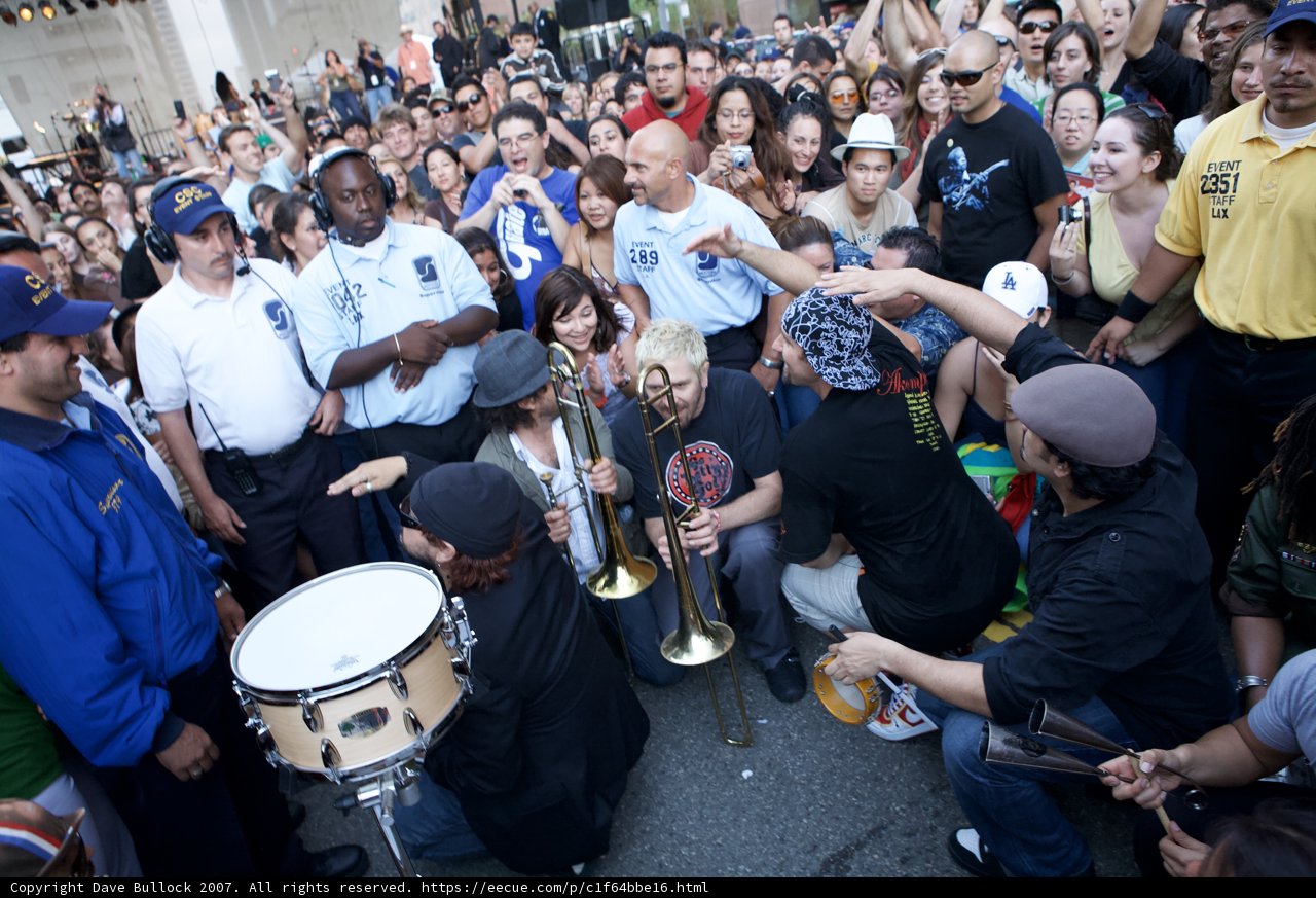 Trombone Performance Draws Huge Crowd