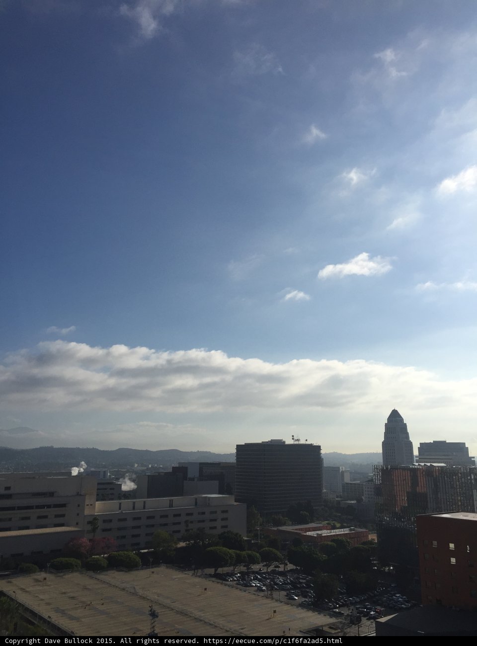 Hollywood Sign Looking Majestic Amidst Cloudy Skies