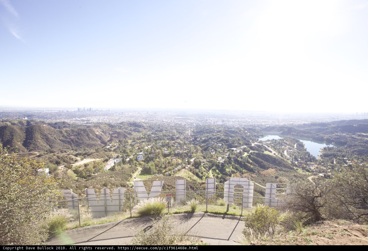 Hollywood Sign Overlooking the Cityscape