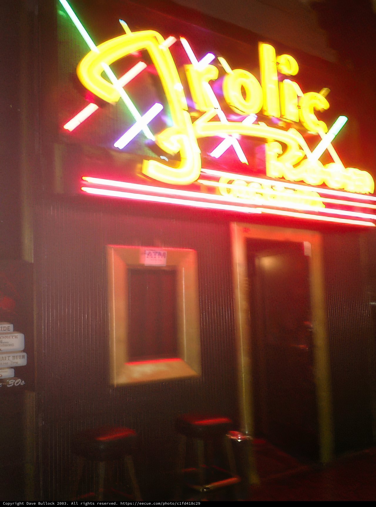 Neon Sign at Jolie's Diner