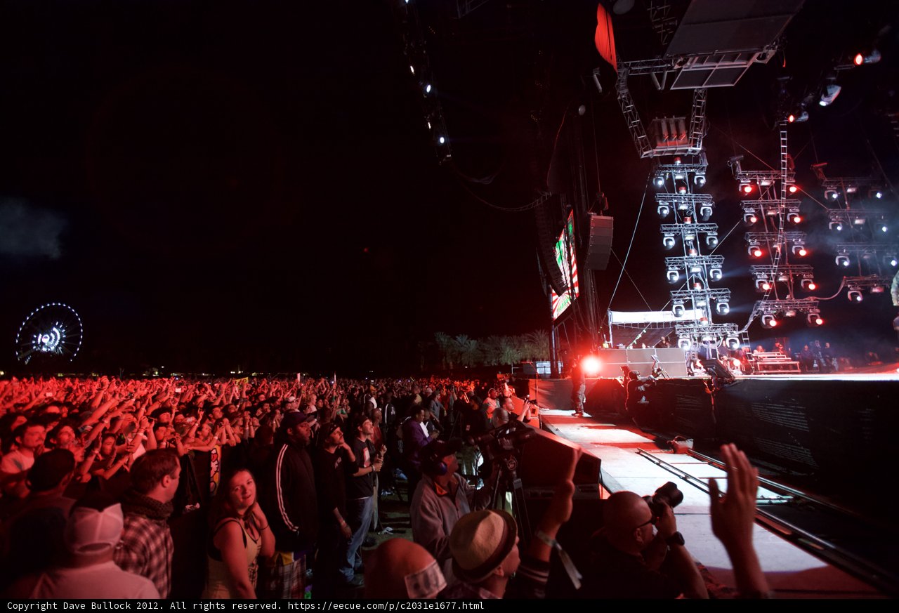Coachella Crowd Rocking Out
