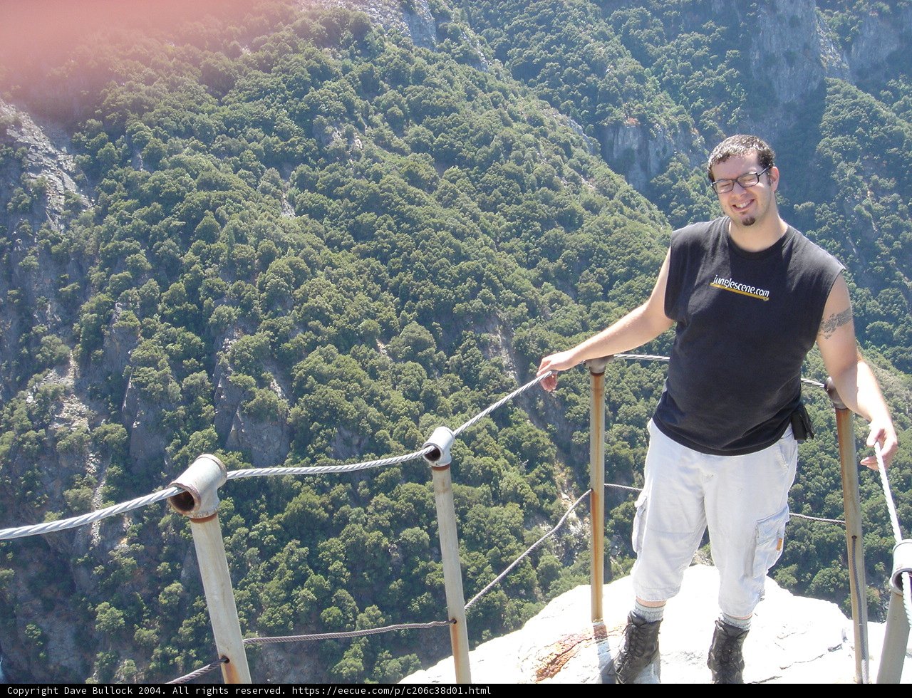 Valley View from the Suspension Bridge