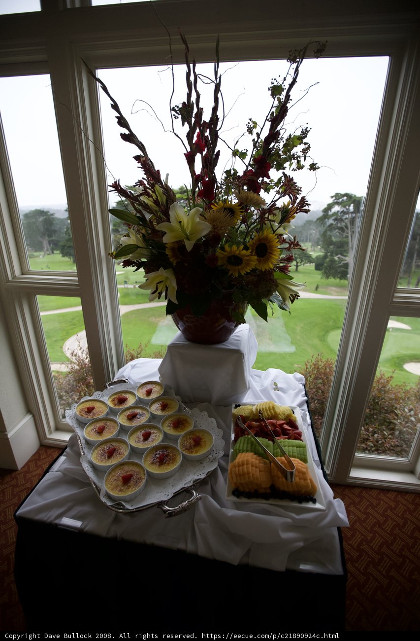 Funeral Buffet Table