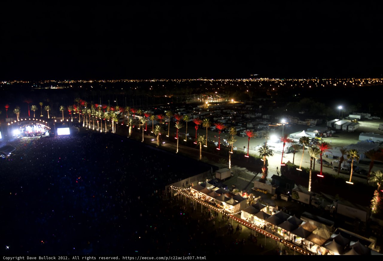 Nighttime Concert Over Metropolis