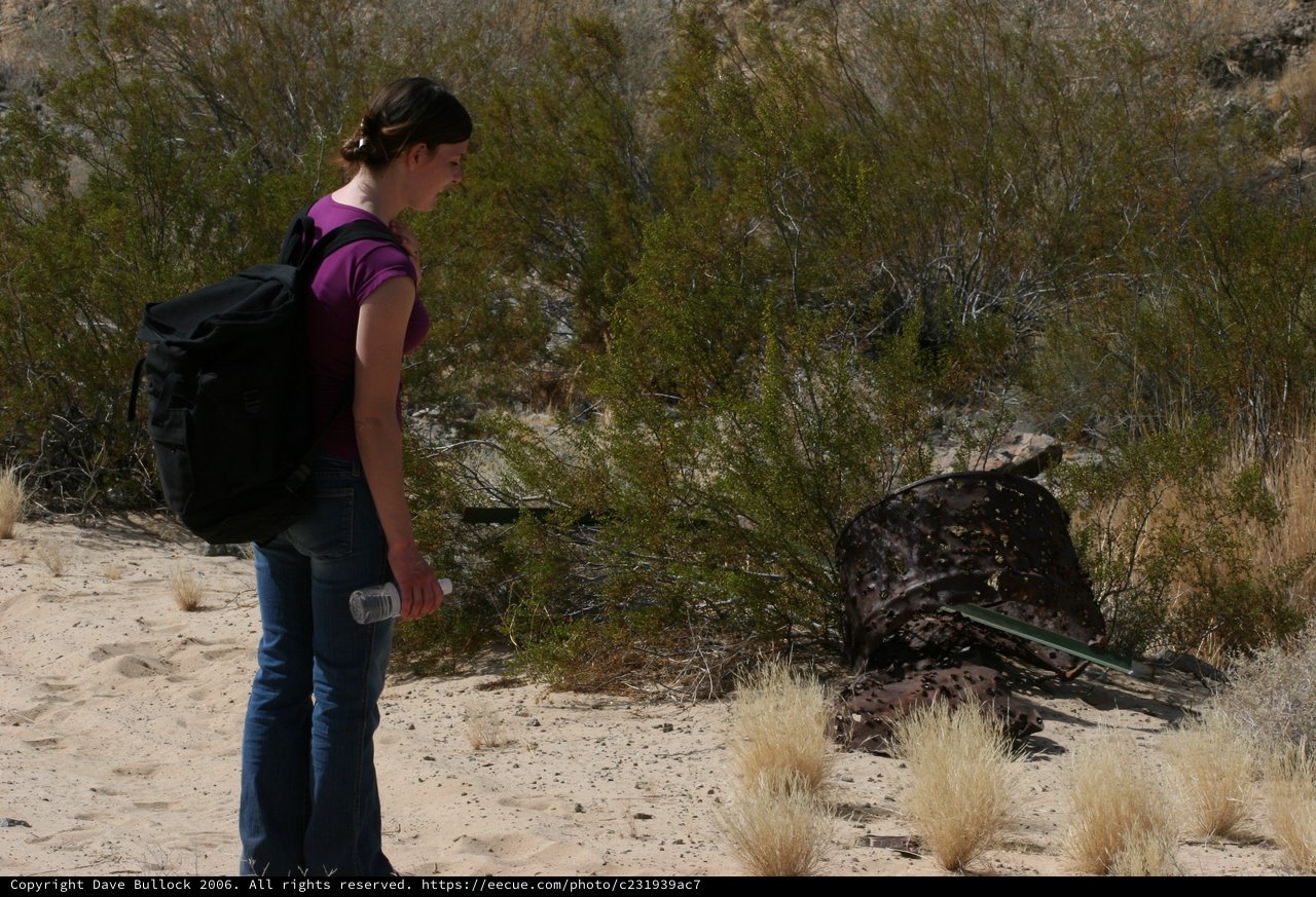 Desert Explorer Discovers Rusted Aircraft Wreckage