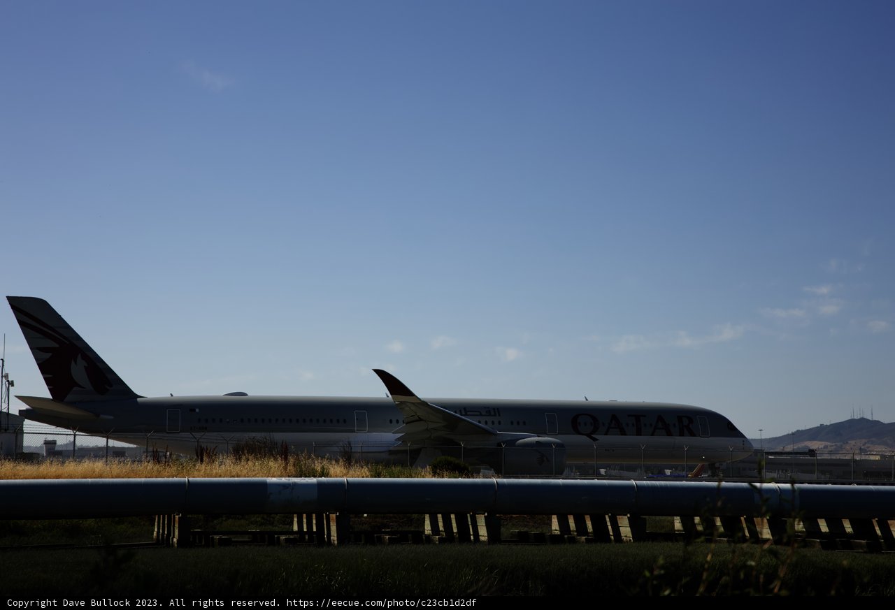 Qatar Airways Grounded in Millbrae