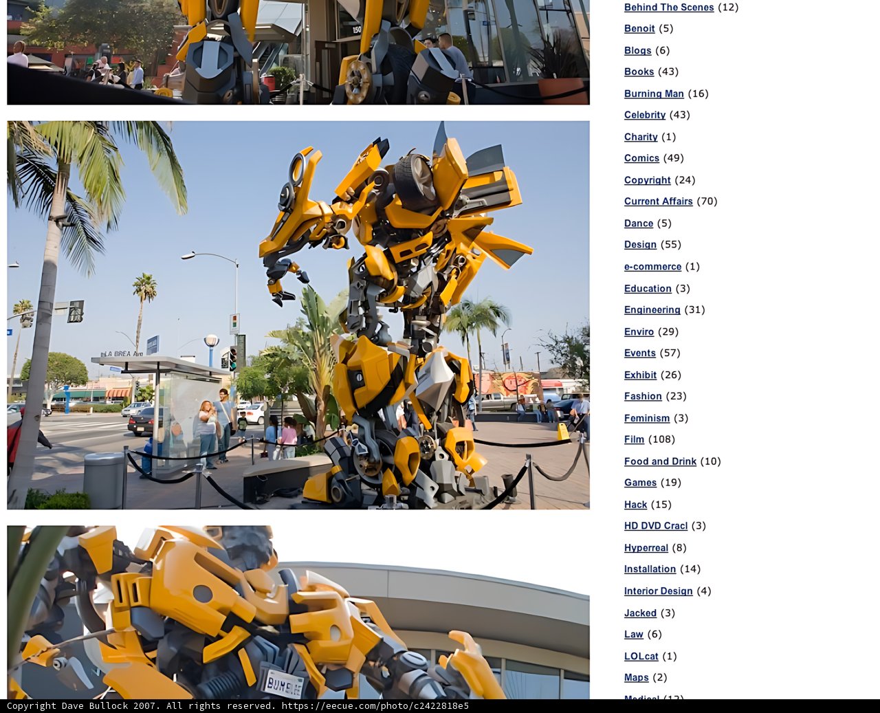 Bumblebee Robot Takes the Outdoors by Storm