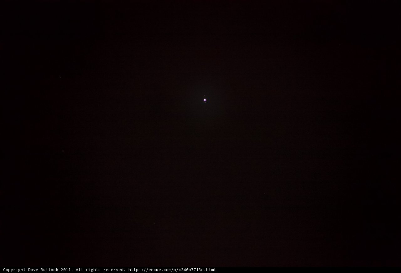 Glowing Mystery in the Starry Sky