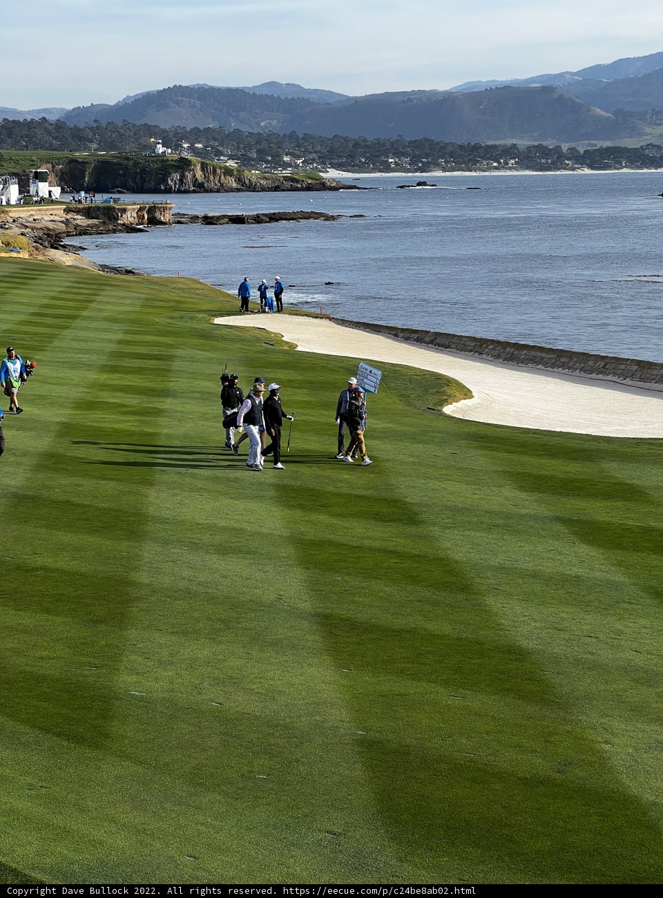 A Perfect Day for Golfing by the Ocean