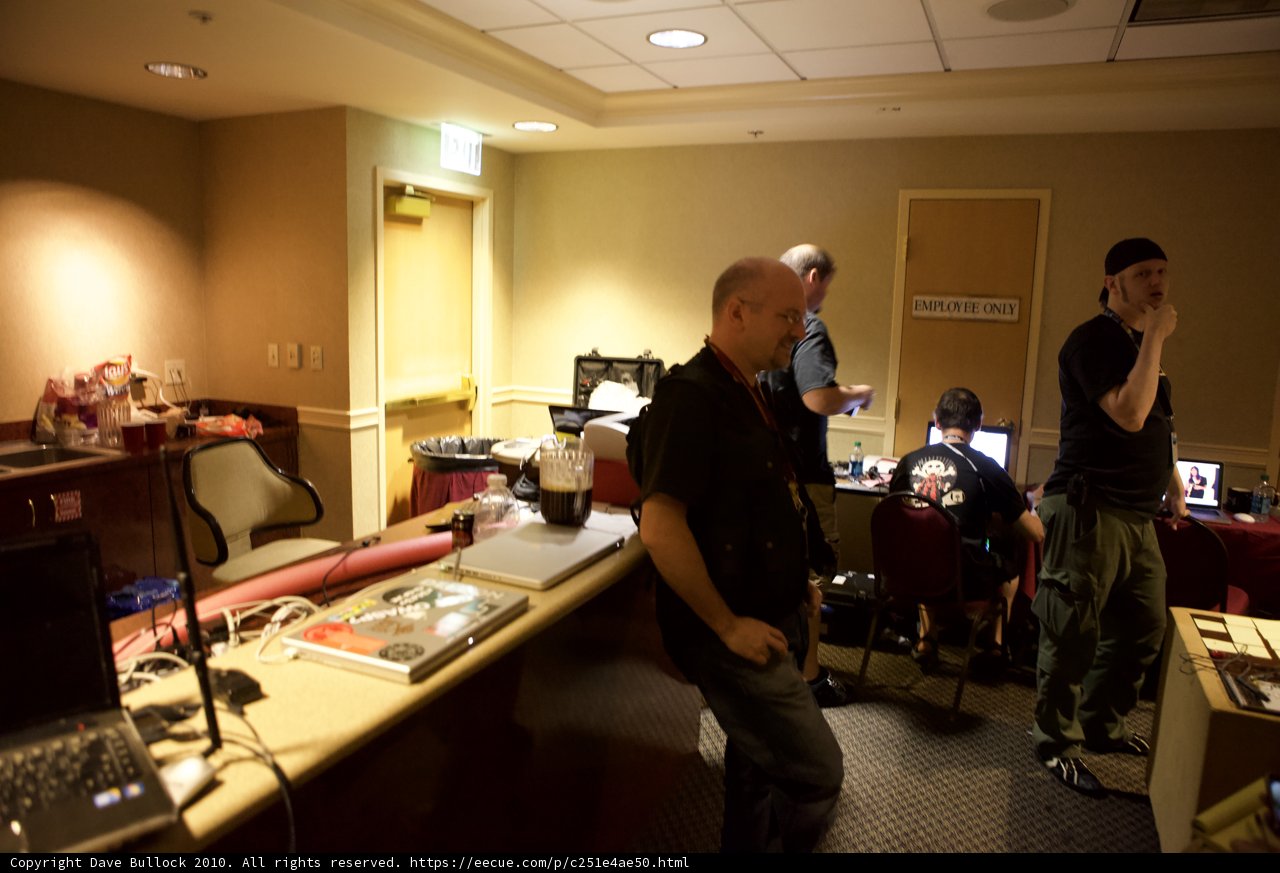 Working Hard at DEF CON 18