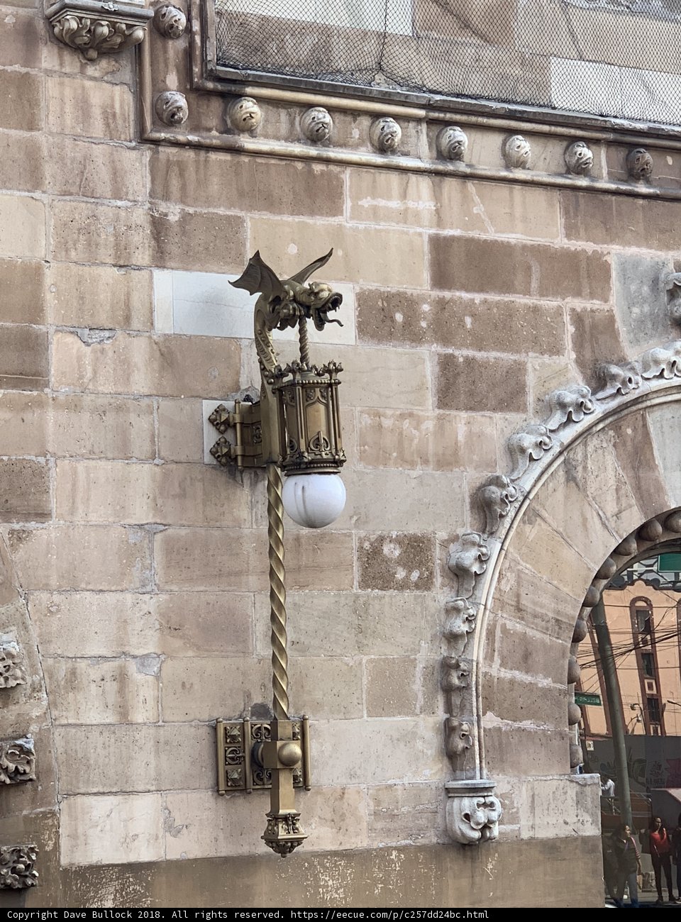 A Bird's View from the Gothic Street Lamp