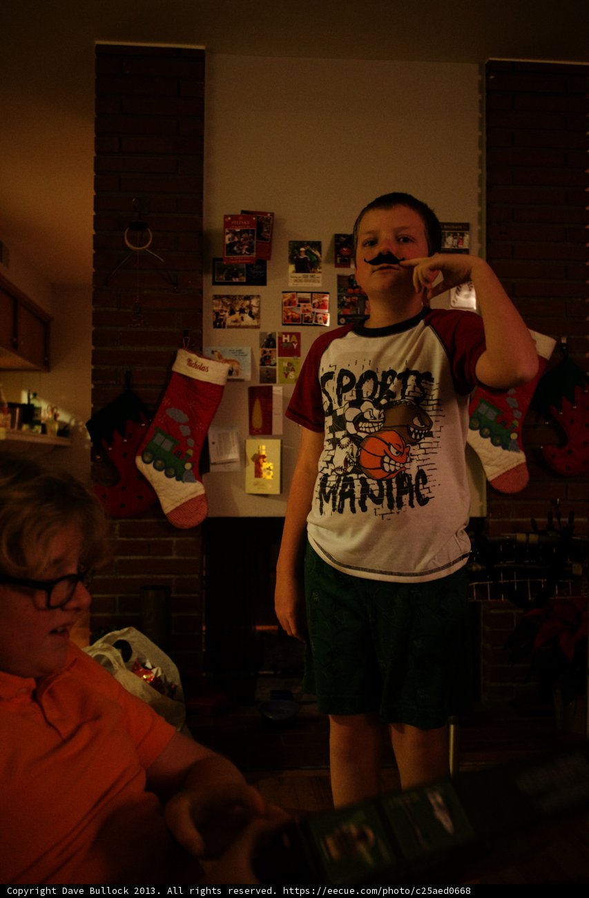 The Little Mustachioed Boy