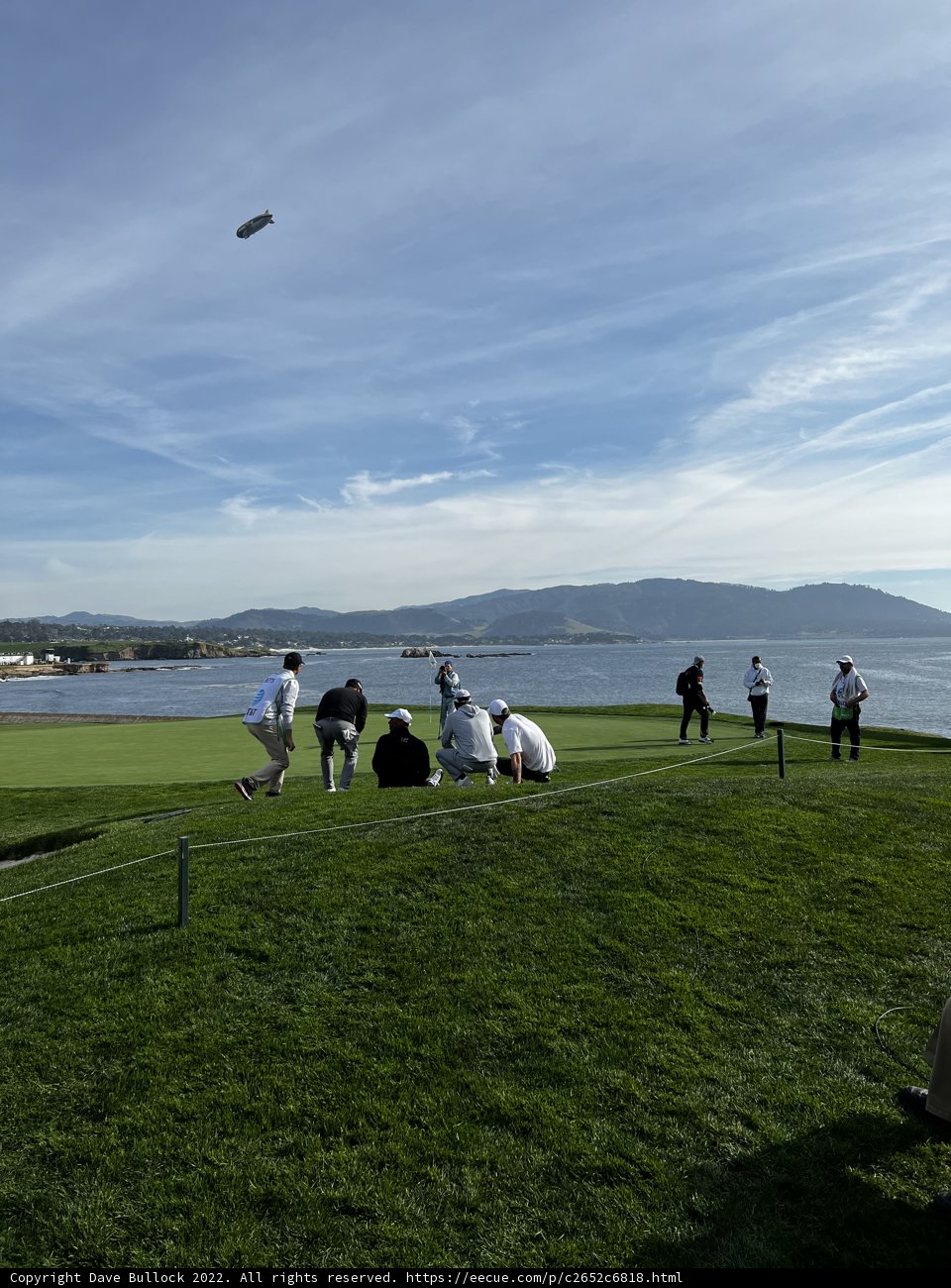 Golfers Enjoying a Beautiful Day at Pebble Beach