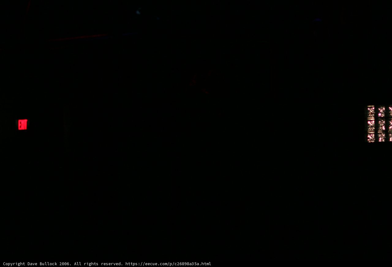 Red Illumination in the Night