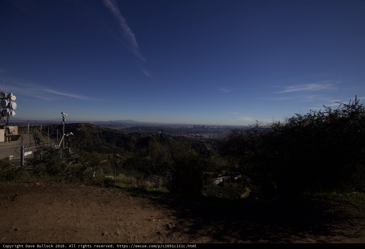 Overlooking the City from Griffith Park