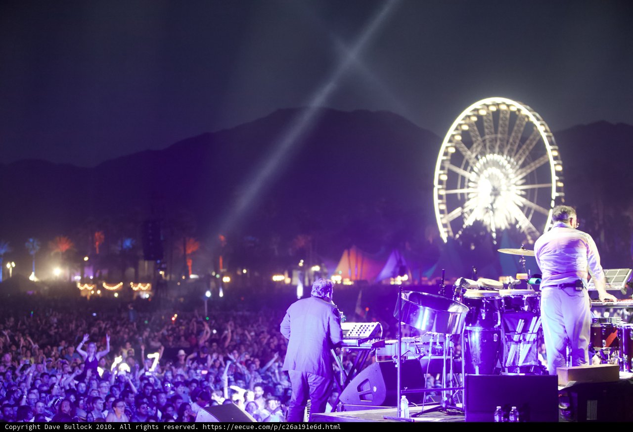 Concert Night at the Amusement Park