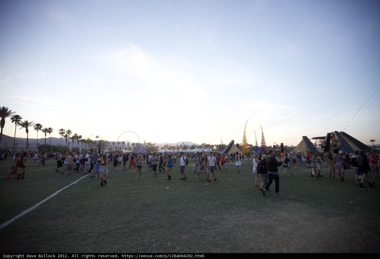 Sunset Crowd at Coachella