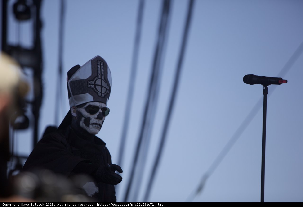 Skull Masked Performer Takes Coachella Stage